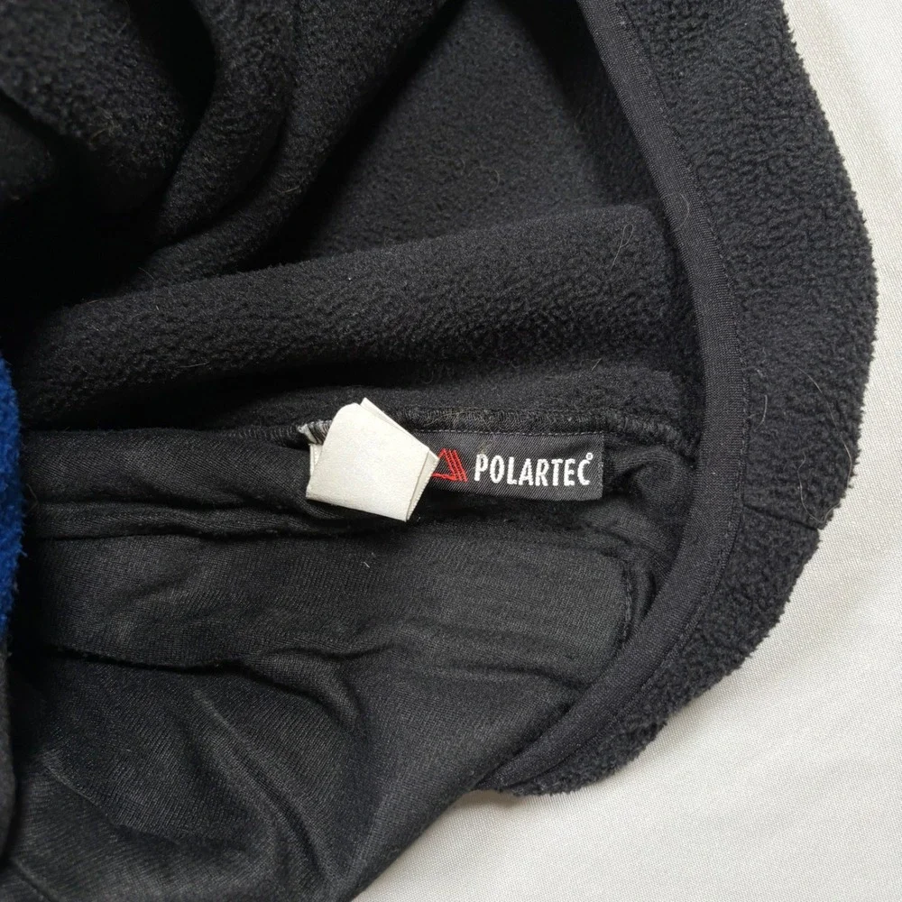 Vtg The North Face Denali Fleece Vest Mens M Black Blue Polartec Made in USA 90s
